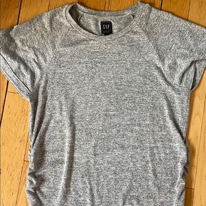 gap heather gray maternity shirt